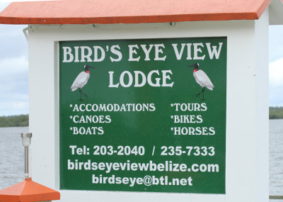 Birds Eye View Sign