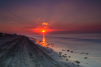 Sunrise at Pirates Beach Galveston TX 1 of 1.jpg