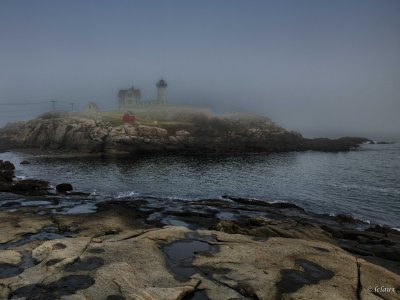 Nubble Lighthouse late Afternoon in fog bank-1.jpg