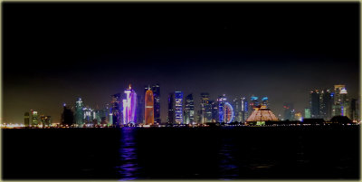 Doha Night Sky