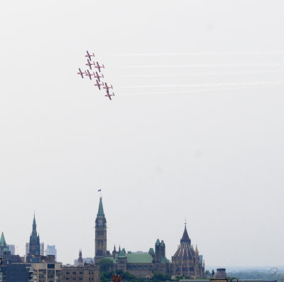 Snowbirds Over The Peace Tower