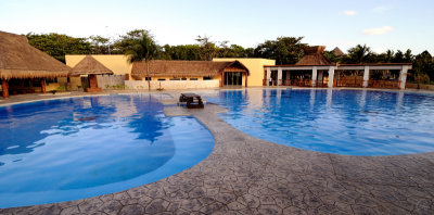 Pool Showing Bridge
