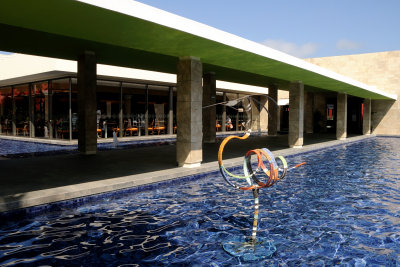Walkway, Buffet In The Background