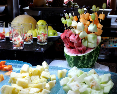 Cut-Up Fruit Display
