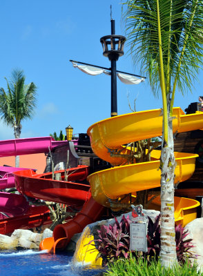 Pirates Island Slides Detail