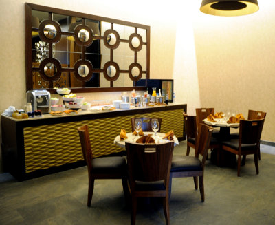Club Premium Lounge Food And Drink Area