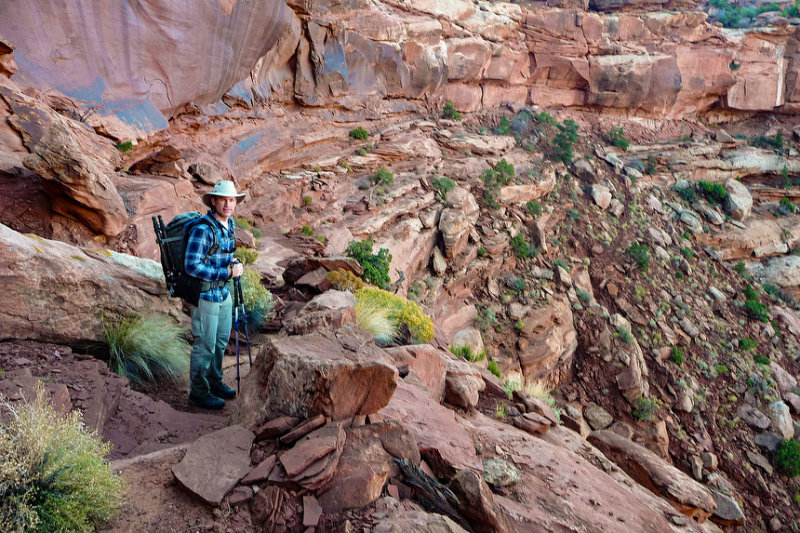 Canyon descent on the Murphy Trail