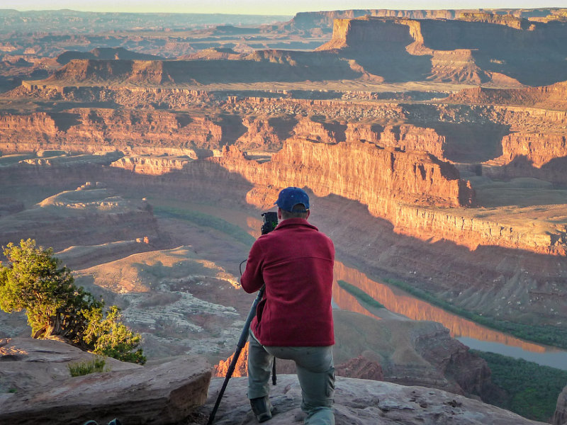 Sunrise photography at Dead Horse State Park