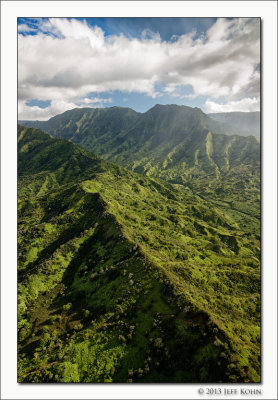 Mountains and Ridges, Kauai, 2013