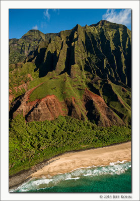 Napali Coast Aerial View II, Kauai, 2013