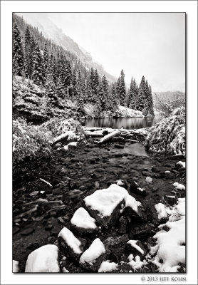 Autumn Snow at Maroon Lake, White River National Forest, Colorado, 2013