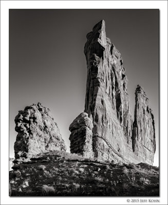 Courthouse Towers, Arches National Park, Utah, 2015