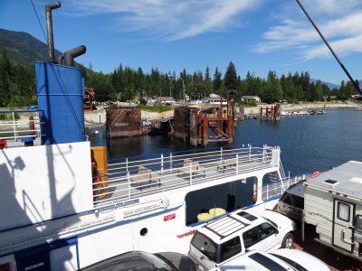 The ferry dock