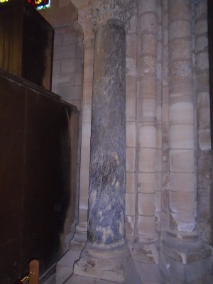 7th century Roman Columns in Saint-Pierre Church (c. 1147) 
