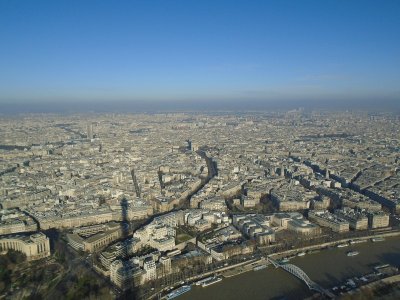 Paris view from top