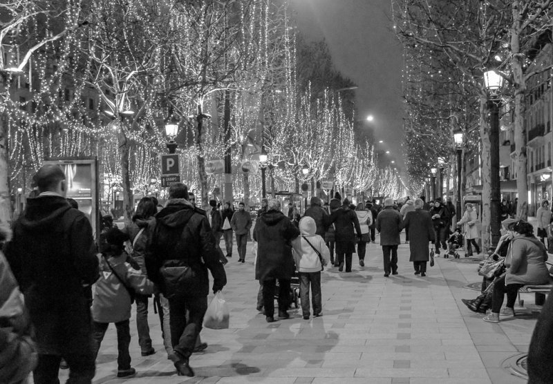Champs Elysees, Paris.
