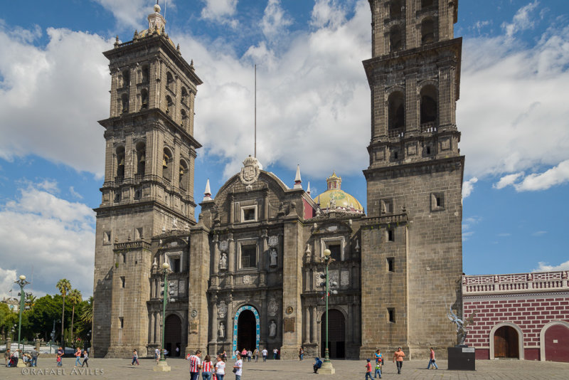 Puebla's cathedral.