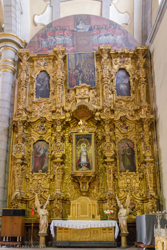 Iglesia de Santo Domingo in Puebla.