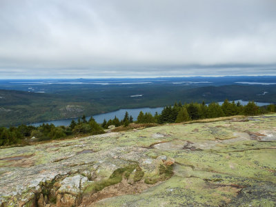On the way down from the top of Cadillac Mountain — at Acadia National Park.
