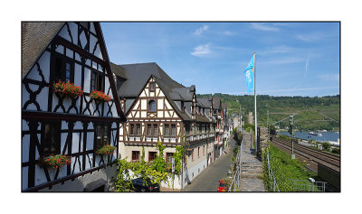 Oberwesel, walk on the old town walls