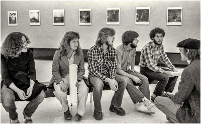 Sitting at the Gallery-1978
