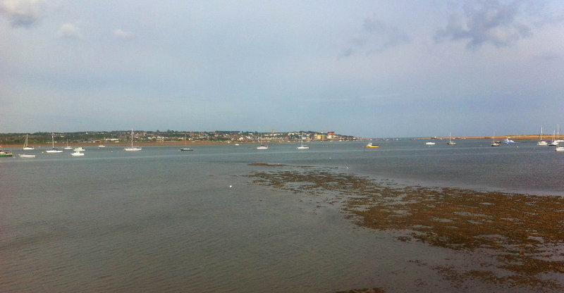 View over the river to Exmouth