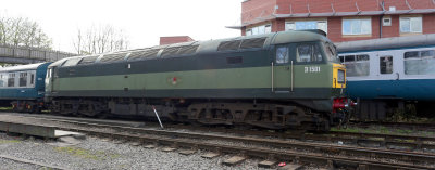 Class 47 at Bury shed