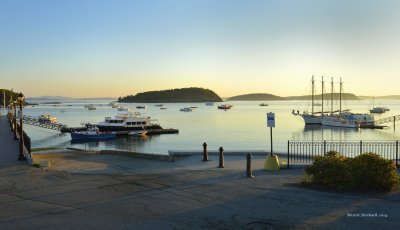 Sunrise at Bar Harbor Maine  USA