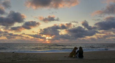 Sunrise at Rehoboth Beach Delaware 