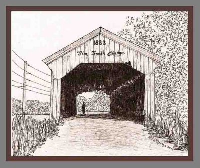 SIM SMITH BRIDGE - The Haunted Bridge - Parke County, Indiana