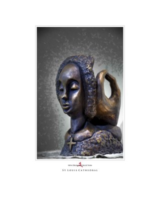 Art Poster_New Orleans_St Louis Cathedral_Sculpture copy.jpg