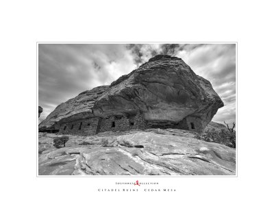 Art Poster_Cedar Mesa_Citadel_The Rock_16x20 copy.jpg