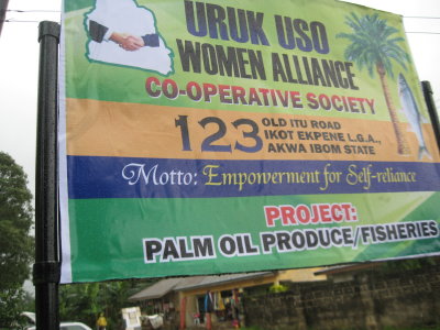 Nigeria - Banner for one of the NICOWA chapters 