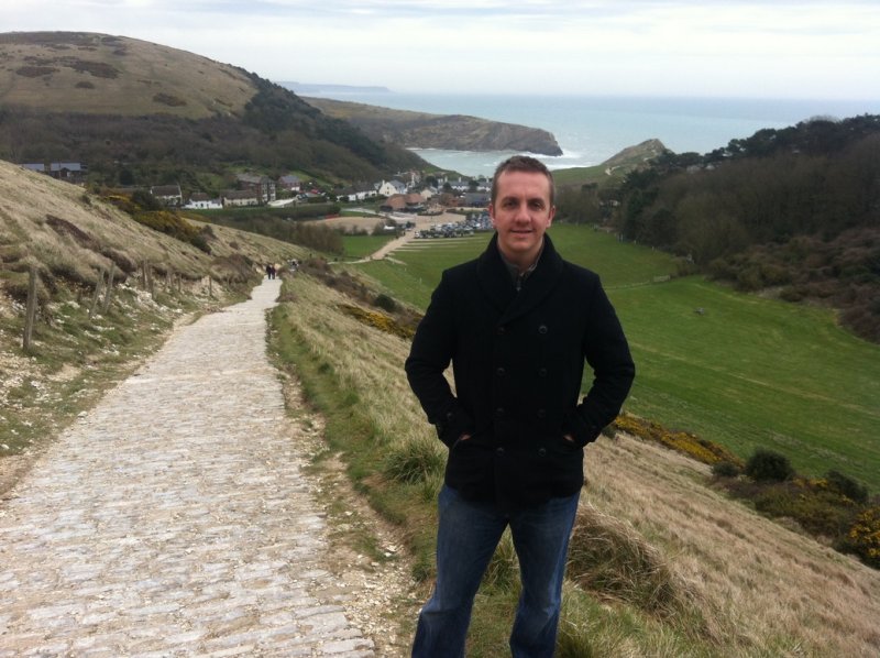 Me and West Lulworth in background