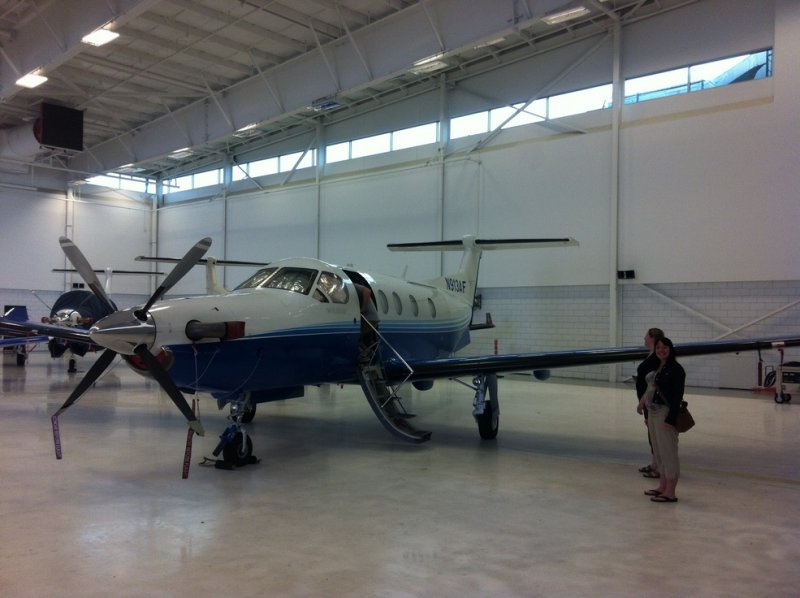 Mike airplane hangar