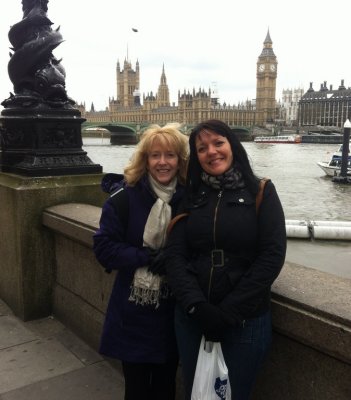 Pam and mum in London