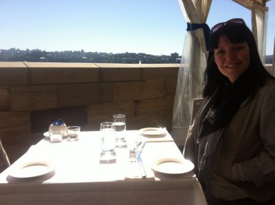 Pam at Fort Denison