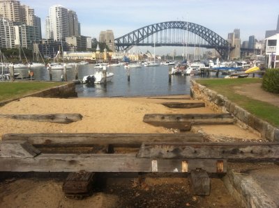 Sydney - Lavender Bay, and a former boat launch