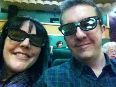 Pam and I at The Great Gatsby 3D