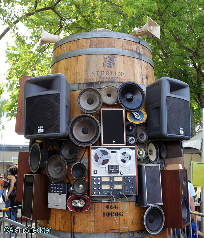  BottleRock cask/speakers