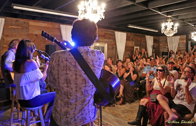 Tim and Nicki Bluhm, KZFR-FM fundraiser at Chapelle de L'Artiste, Paradise, CA Sept. 8, 2013