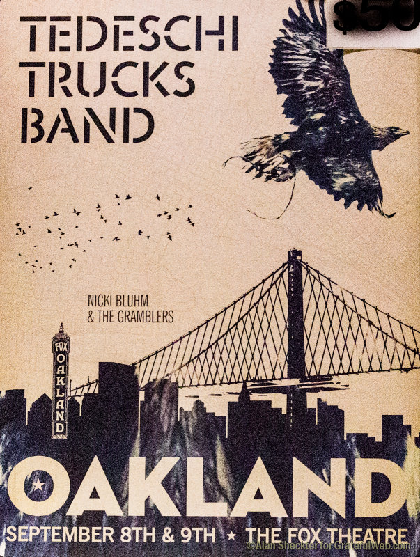 Tedeschi Trucks Band, Nicki Bluhm & the Gramblers, Sept. 8, 2016, Fox Theatre, Oakland, CA