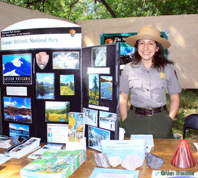 Nation Park Service rep from Lassen Volcanic National Park