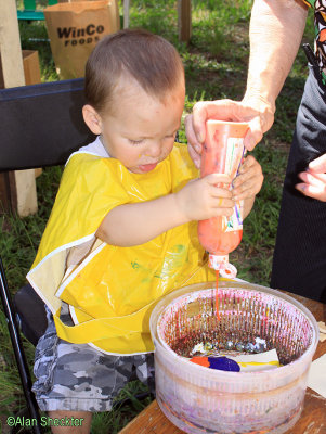 Fun way to use a slad washer