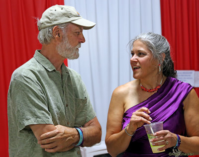 Festival Director Dan DeWayne and Emcee Lisa Bryant