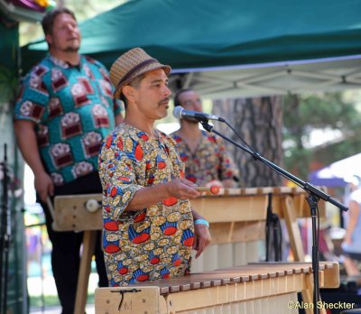 Masanga Marimba Ensemble's Ric Alviso, Scott Murphy