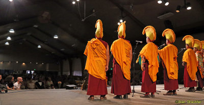 Drepong Loseling monk's mandala closing ceremony