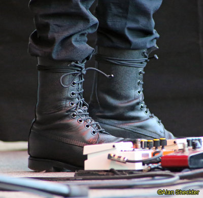 Bruce Cockburn's boots