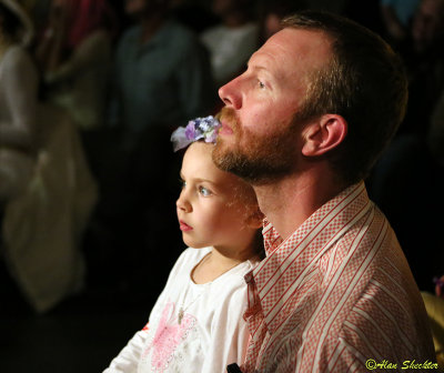 Captivated audience members