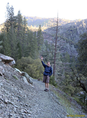 Tim on the Miocene Canal trail